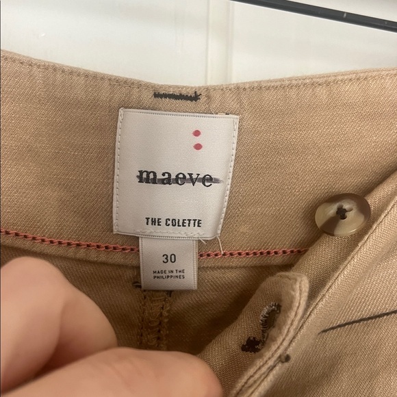 Anthropologie maeve the Colette wide leg linen pant size 30 NWT - Picture 4 of 6